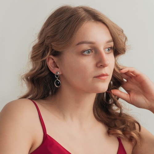 Серьги Possebon Agata Preto, A0368.4 S фото 2